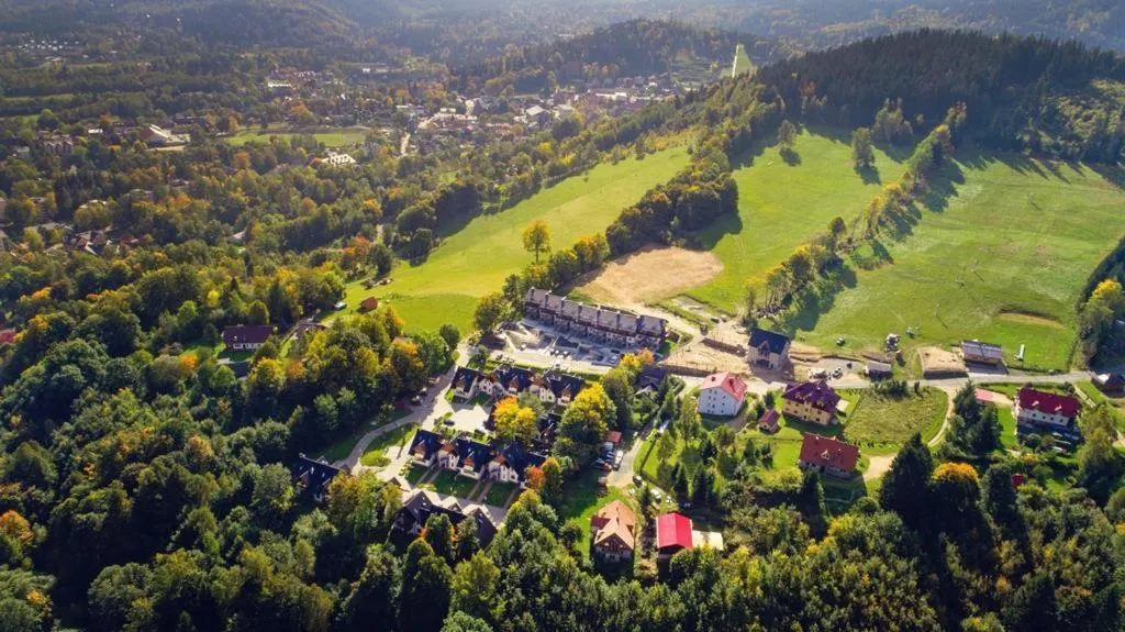 Okolica i stok Karpatka z lotu ptaka