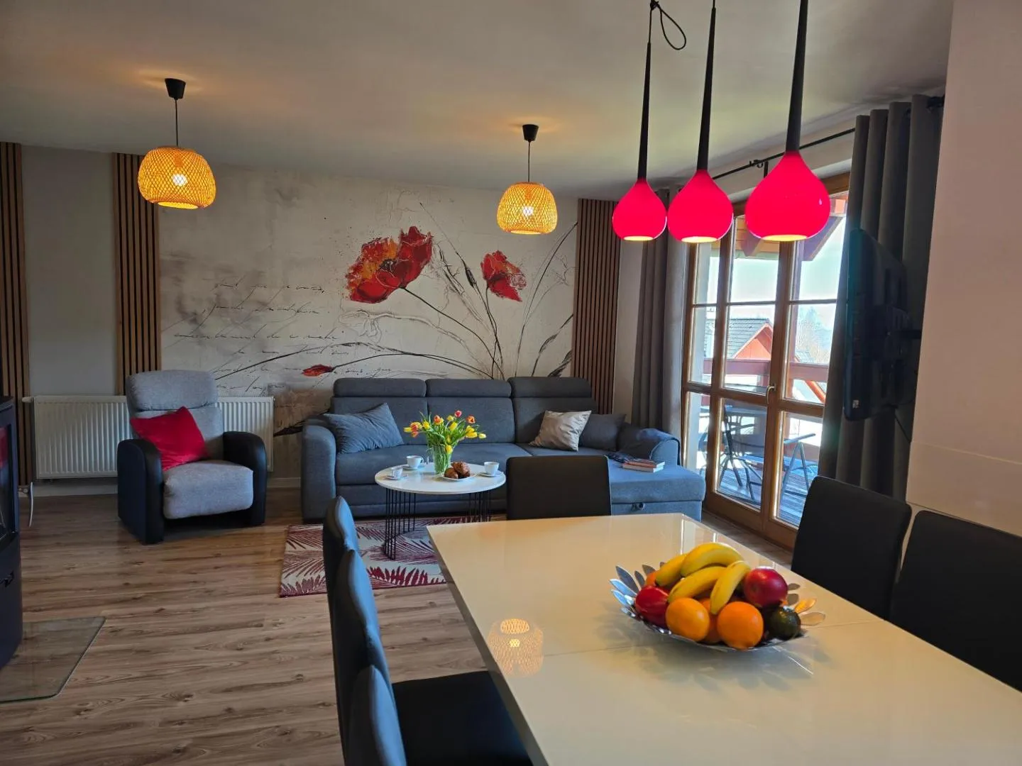 Salon z jadalnią